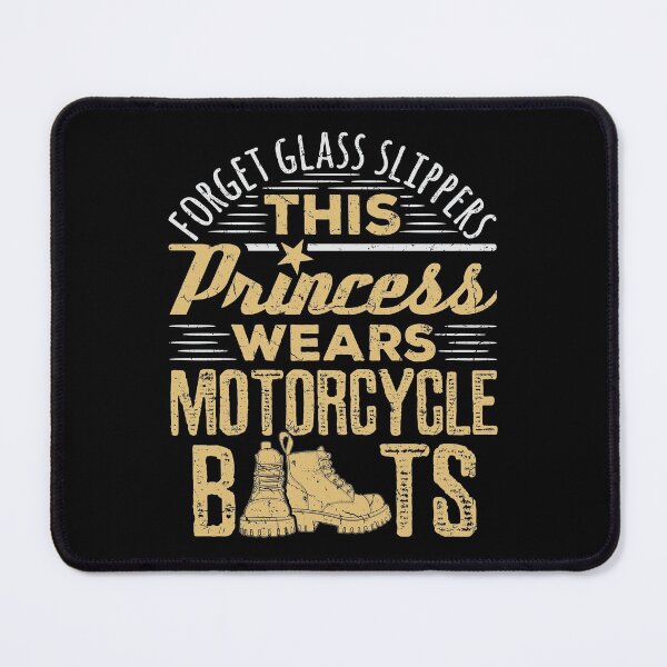 Item preview, Woman Biker Motorcycle Forget Glass Slippers This Princess Wears Motorcycle Boots designed and sold by jaygo.