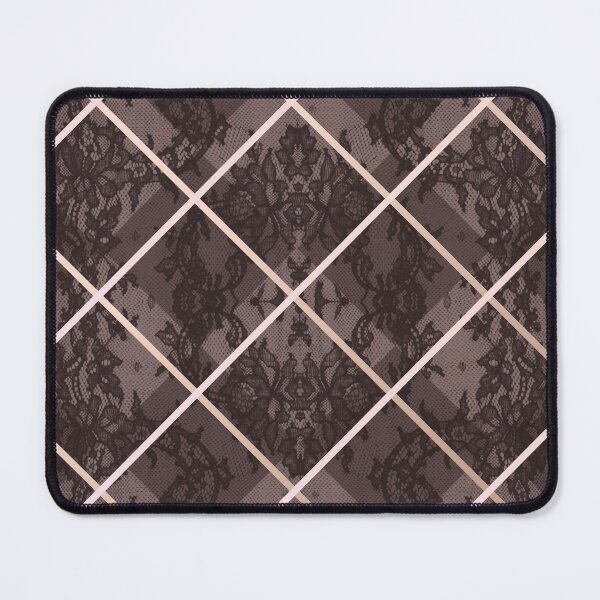 Item preview, Chic Burgundy Red Rosegold Minimal Geometric Floral Lace Pattern  designed and sold by LaceySkies.