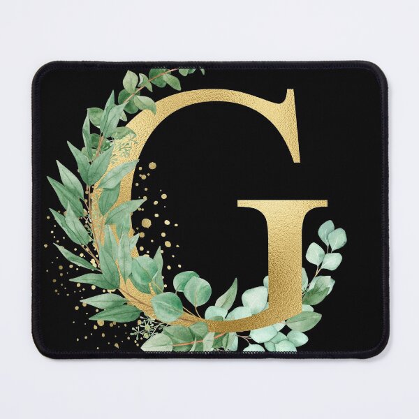 Item preview, watercolor Gold alphabet G letters,T-Shirt, women ,wedding, girls, Alphabet | Gold Letters. White Floral Alphabet Clip art, Watercolor Flowers Alphabet Letters. designed and sold by giantdesigns.