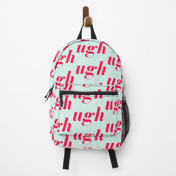 Item preview, ugh Candy Apple Red with Light Mint Background designed and sold by cutetype.