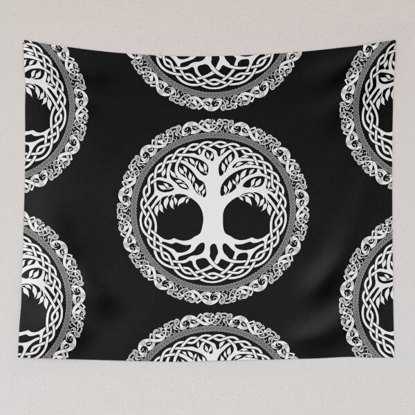 Item preview, Yggdrasil Celtic Tree of Life, Viking Celtic Knot designed and sold by aronia.