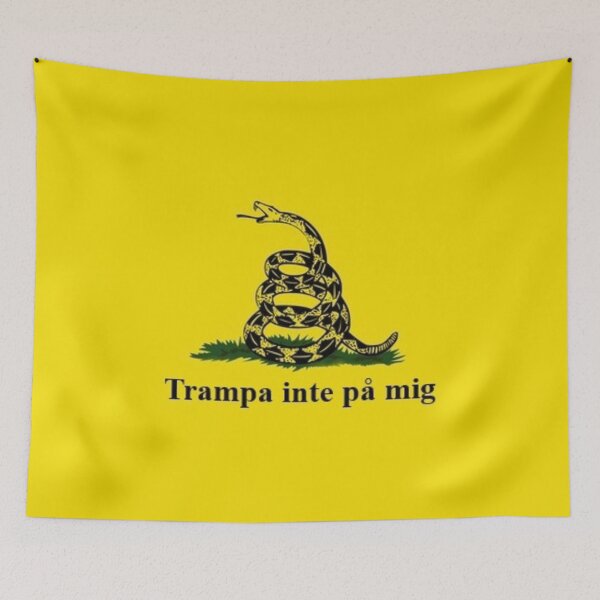 Item preview, Svenska Gadsden flagga (Swedish Gadsden Flag)  designed and sold by JonathanR1994.