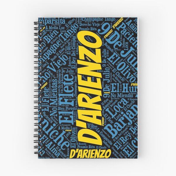 Item preview, Argentine Tango D'Arienzo Word Font Art designed and sold by infinitetango.