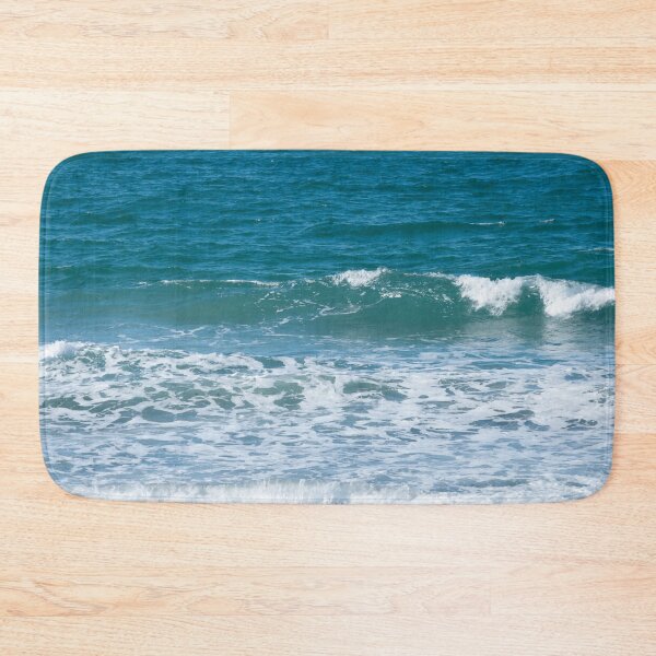 Item preview, Ocean waves breaking at shore designed and sold by LindaCooke.