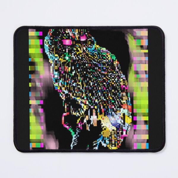 Item preview, OWL IN THE NIGHT,colorful abstraction, Psychedelic Arte Abstracto, abstract art design designed and sold by Adri Barnard.