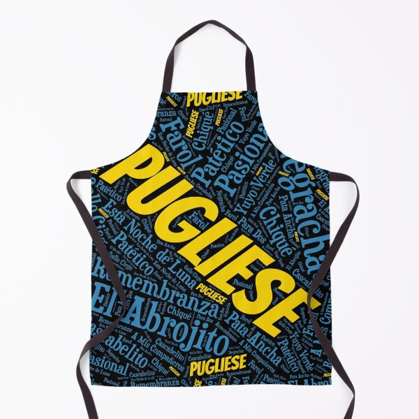 Item preview, Pugliese Tango Word Art in Blue and Yellow designed and sold by infinitetango.