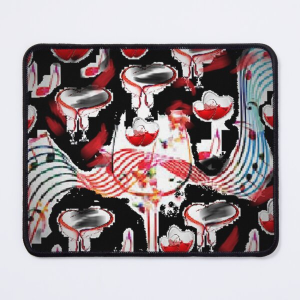 Item preview, Music , wine ,the happy blend,colorful abstraction, music minimal abstract art designed and sold by Adri Barnard.