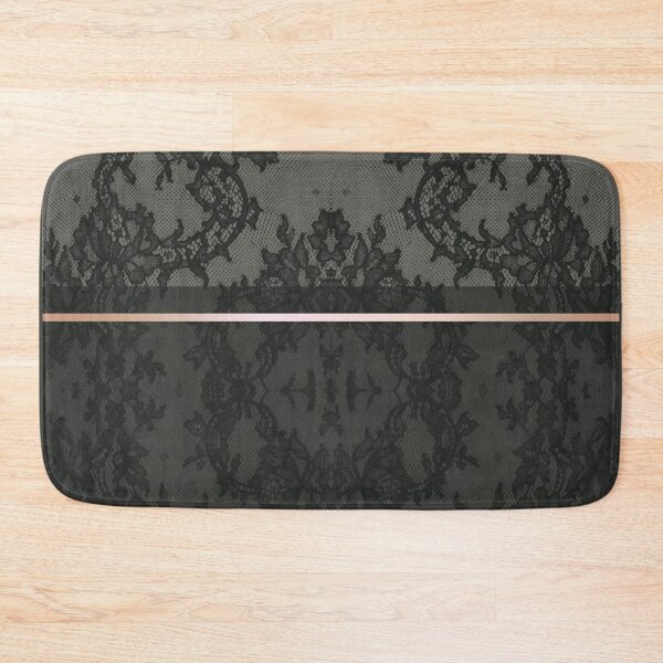 Item preview, Chic Olive Green Rosegold Minimal Geometric Floral Lace Pattern  designed and sold by LaceySkies.