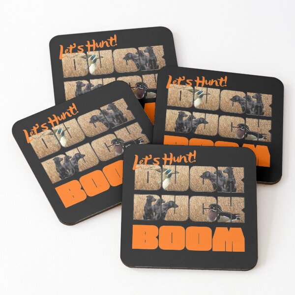 Item preview, DUCK DUCK BOOM Duck Hunting Lab Loving Design with Labradors, Mallards and Wood Ducks is Perfect for Outdoor Enthusiasts and Hunters designed and sold by LifeCrush.