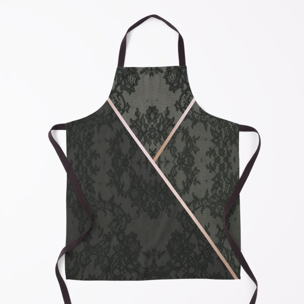 Item preview, Chic Olive Green Rosegold Minimal Geometric Floral Lace Pattern designed and sold by LaceySkies.