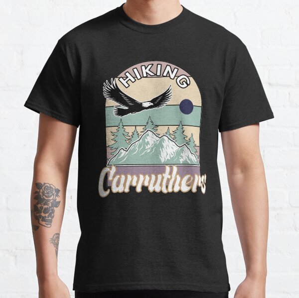 Colorful Retro Mount Carruthers Hiking Best Gift For Your Friend & Family - Hiking Is My Passion Classic T-Shirt