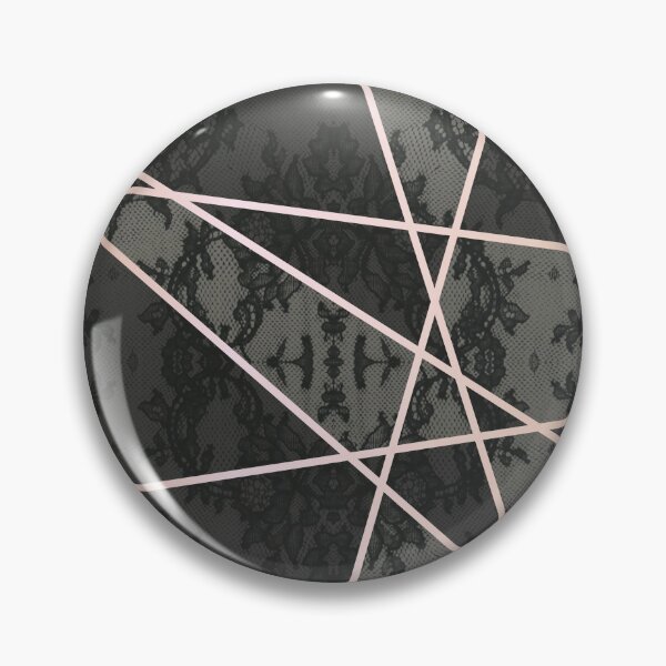 Item preview, Chic Olive Green Rosegold Minimal Geometric Floral Lace Pattern  designed and sold by LaceySkies.