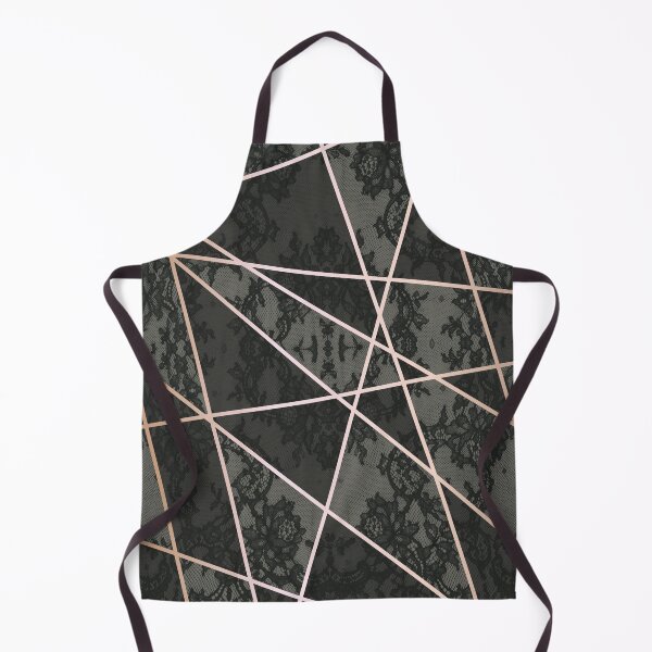Item preview, Chic Olive Green Rosegold Minimal Geometric Floral Lace Pattern designed and sold by LaceySkies.
