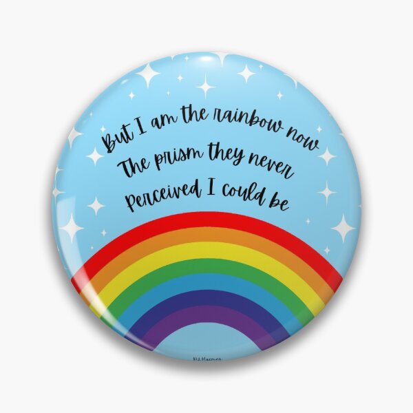 Item preview, I am the rainbow now poetry quote designed and sold by Diana Haemer.