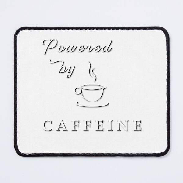 Item preview, Copy of Vintage Powered by Caffeine Typography Quote designed and sold by LindaCooke.
