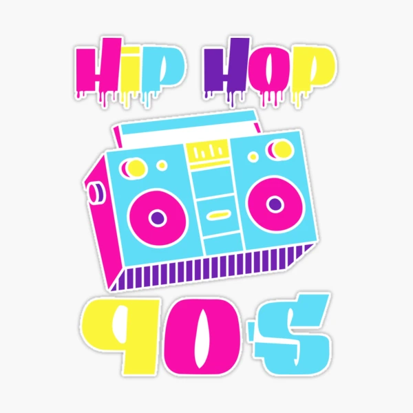 ☆AZ☆ Hiphop 90s Vintage Sticker Hip hop 90s