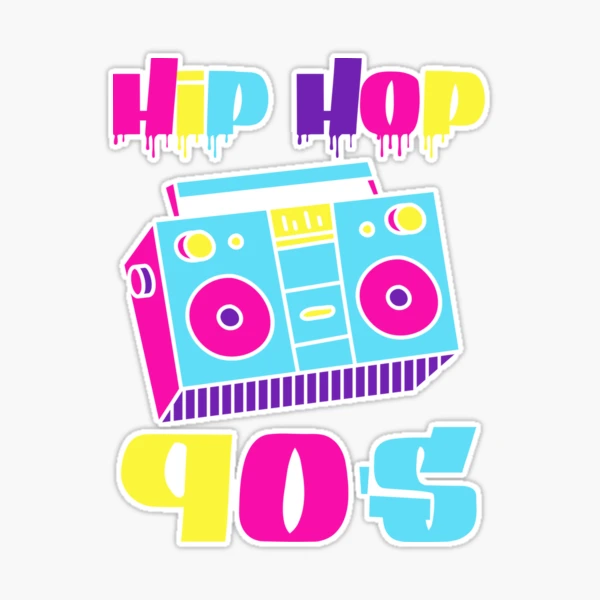☆AZ☆ Hiphop 90s Vintage Sticker 90's Hip Hop