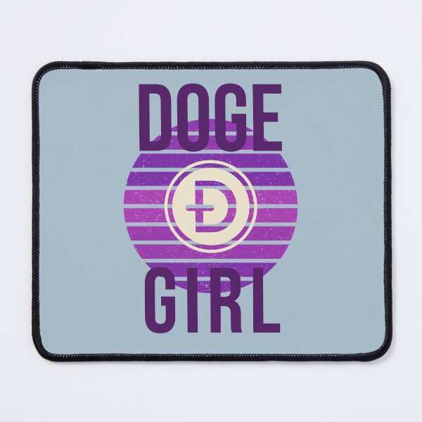 Item preview, Dogegirl Doge Coin Purple Apparel Pattern Dogecoin Symbol designed and sold by NFTDesignsBLV.