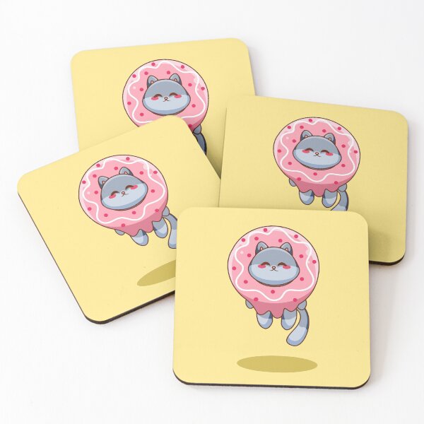 Item preview, Levitating Donut Cat designed and sold by DonutPanicYet.