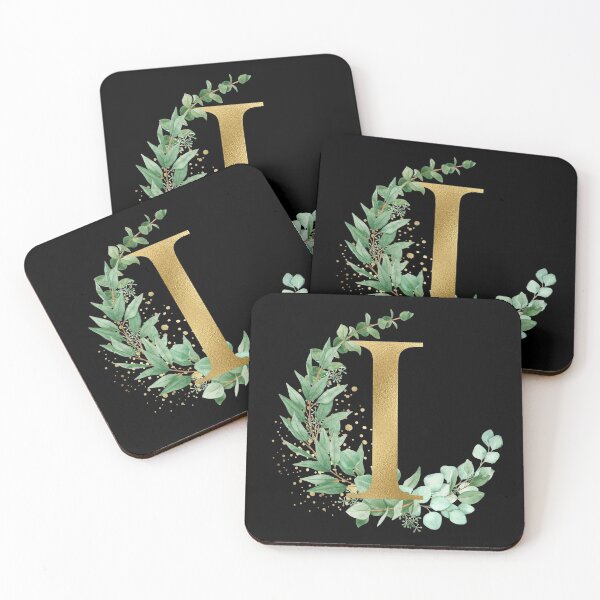 Item preview, Gold  alphabet I letters,T-Shirt, women ,wedding, girls, Alphabet | Gold Letters. White Floral Alphabet   Clip art, Watercolor Flowers Alphabet Letters. designed and sold by giantdesigns.