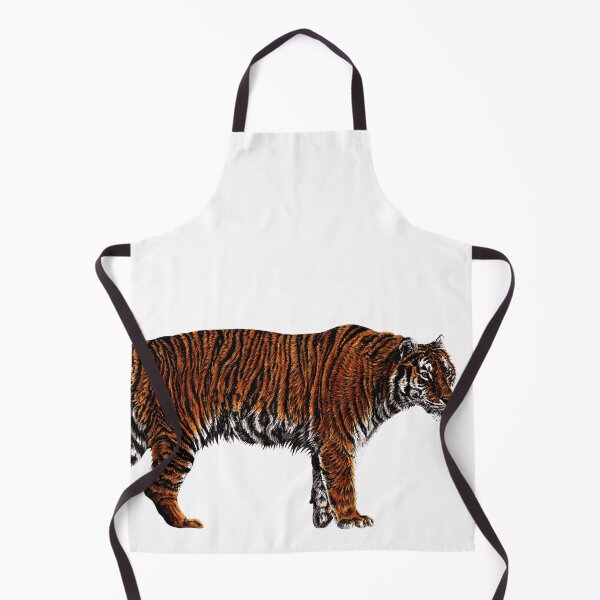 Item preview, Amur tiger colour illustration designed and sold by LorenDowding.