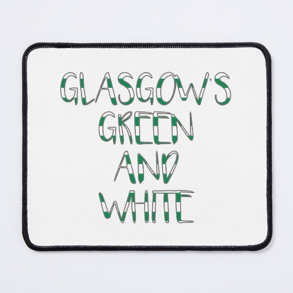 Item preview, GLASGOW'S GREEN AND WHITE, Glasgow Celtic Football Club Green and White Text Design designed and sold by MacPean.