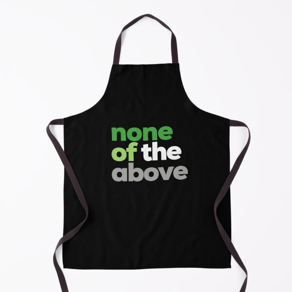 Item preview, None Of The Above. Aromantic Pride designed and sold by Subtle Pride Shop.