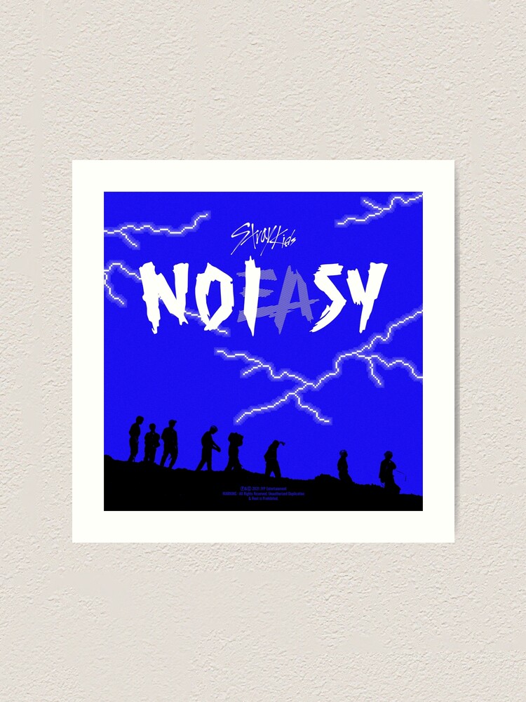 Stray kids NOEASY Album Photo Cover  Art Print for Sale by K-skztee