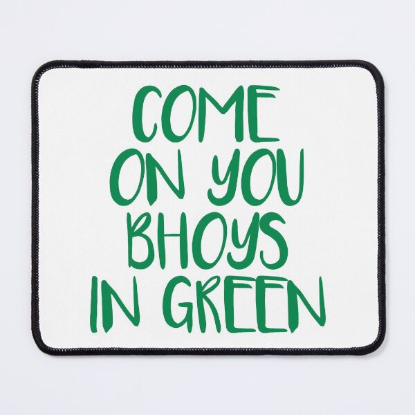 Item preview, COME ON YOU BHOYS IN GREEN, Glasgow Celtic Football Club Green Text Design designed and sold by MacPean.