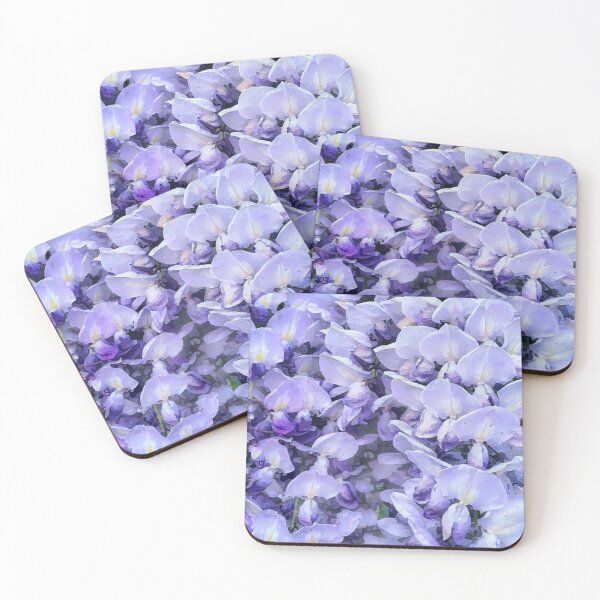 Item preview, Purple Wisteria Flower Bloom Nature Spring Watercolor Photography designed and sold by Vintage Mag.