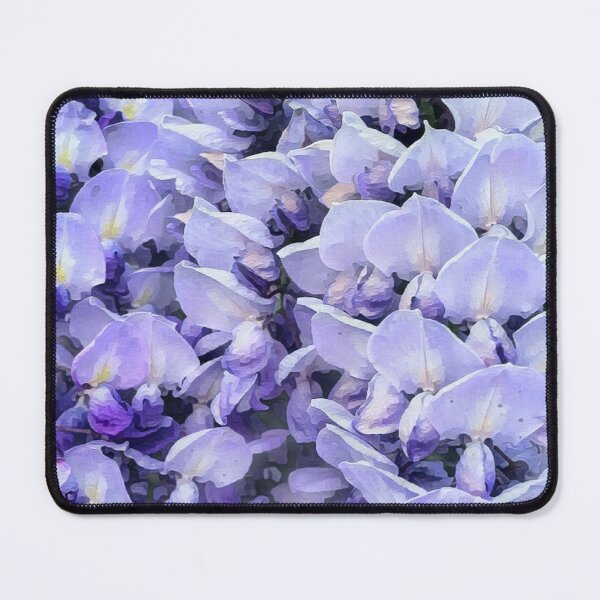 Item preview, Purple Wisteria Flower Bloom Nature Spring Watercolor Photography designed and sold by Vintage Mag.