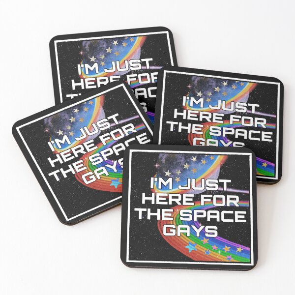 Item preview, I'm Just Here for the Space Gays Sci-Fi Convention Commission designed and sold by orionlodubyal.