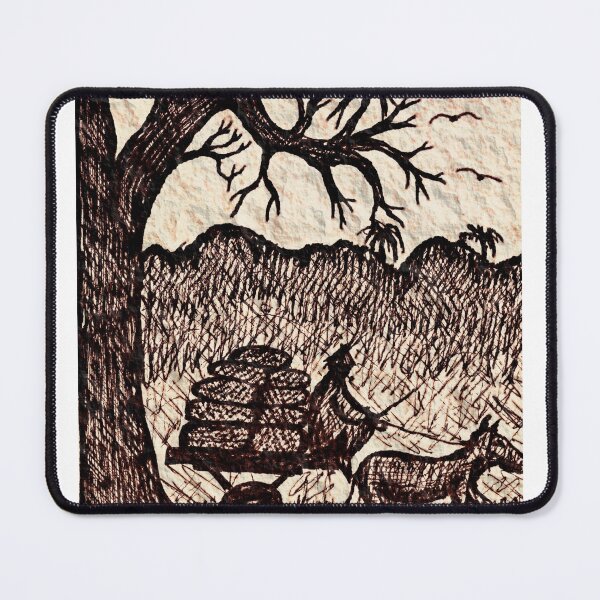 Item preview, "Borrom sarret" - The Cart driver - African artwork  designed and sold by Tony Cisse.