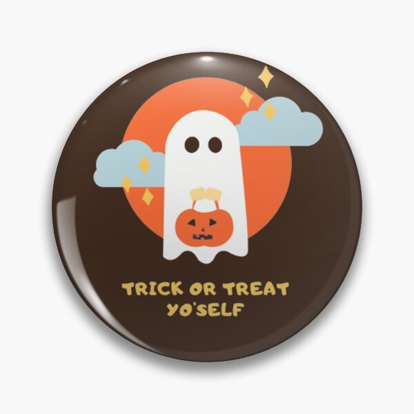 Item preview, ghost halloween trick or treat yo'self designed and sold by Marketmg.