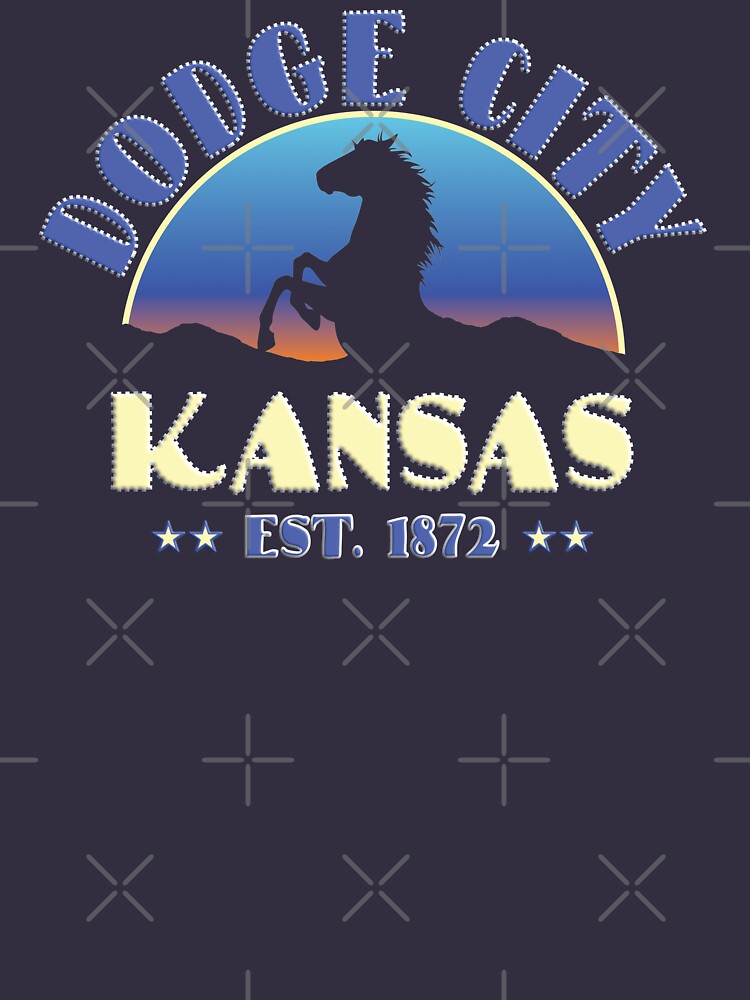 "Dodge City Kansas 1872" Tshirt by NoBonesLife Redbubble dodge t