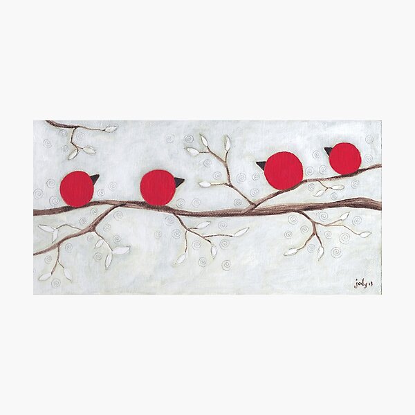 Winter Birds Photographic Print