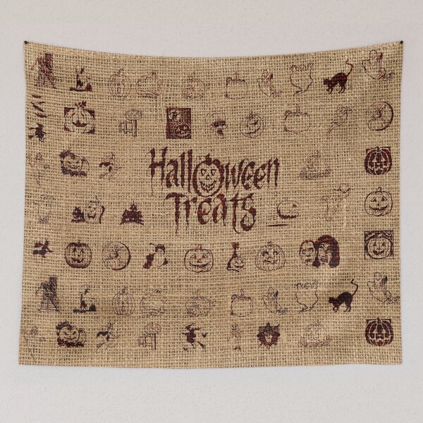 Item preview, Spooky Halloween Treats On Burlap Sack designed and sold by LashCreations.