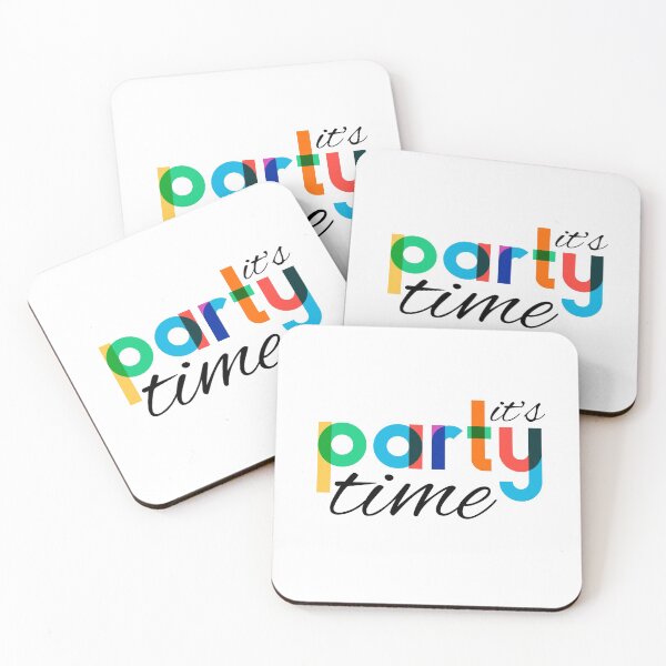 Item preview, It's Party Time Colorful Fun designed and sold by Playful Pixel Designs.