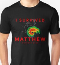 Ich überlebte Hurrikan Matthew Unisex T-Shirt