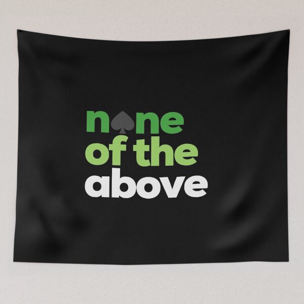 Item preview, Ninguna de las anteriores. Orgullo de Aroace designed and sold by Subtle Pride Shop.
