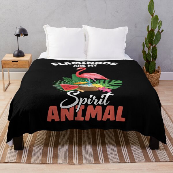 Item preview, Flamingos are my Spirit Animal designed and sold by wravelo.