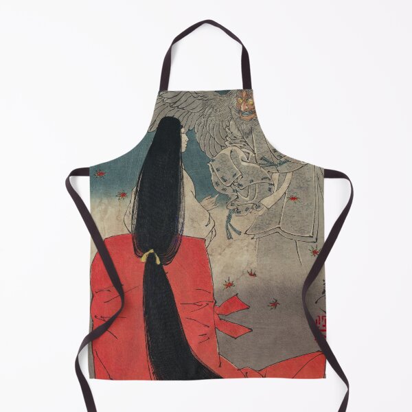 Item preview, Monster and Woman with Long Hair Japanese Vintage Art designed and sold by VintageArchive.