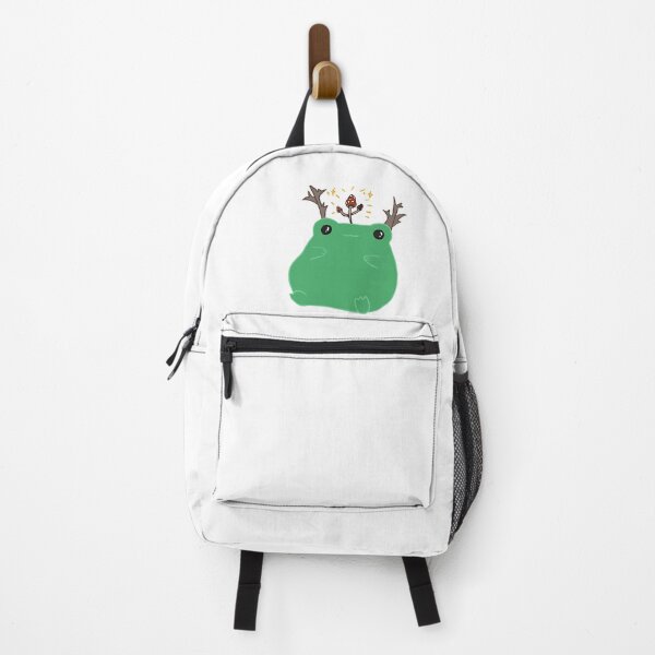 Item preview, Frog with Mushrooms and Antlers designed and sold by sproutdesigns10.