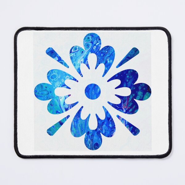 Item preview, Abstract Blue Flower designed and sold by PaintedbyCarol.
