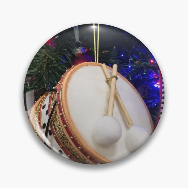 Item preview, Toy drum on Christmas tree designed and sold by LindaCooke.