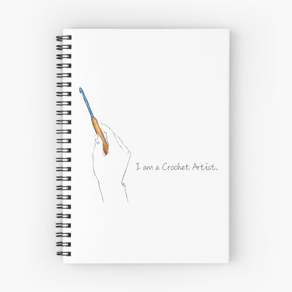 Item preview, I Am A Crochet Artist Illustration designed and sold by MeiC-Artsy.