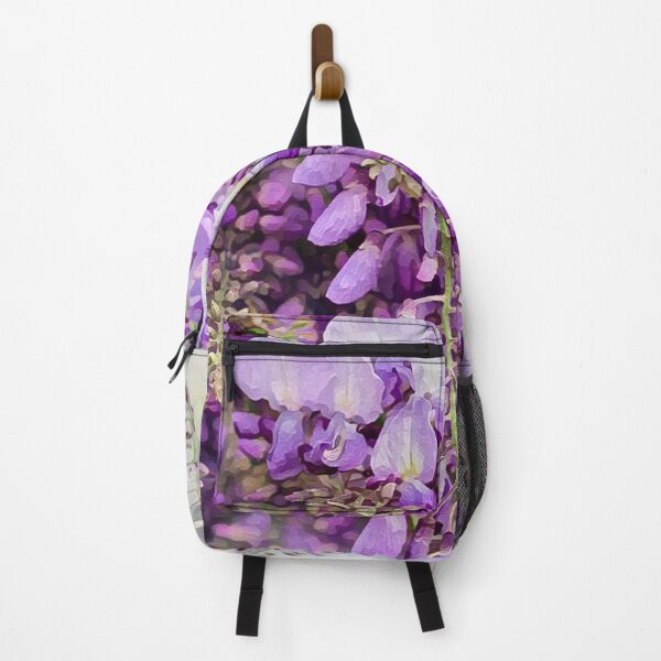 Item preview, Purple Wisteria Flower Bloom Nature Spring Watercolor Photography designed and sold by Vintage Mag.