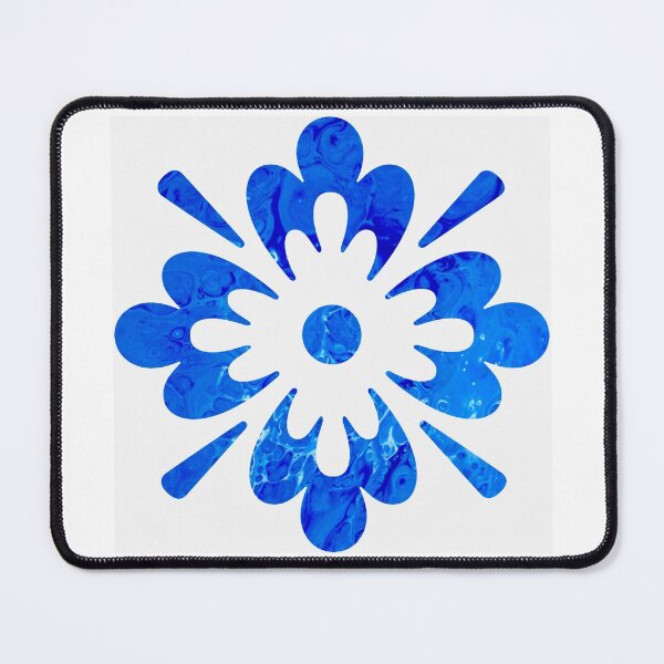 Item preview, Abstract Blue Flower 2 designed and sold by PaintedbyCarol.