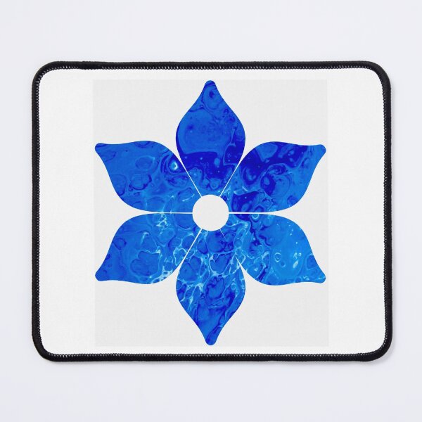 Item preview, Abstract Blue Flower designed and sold by PaintedbyCarol.