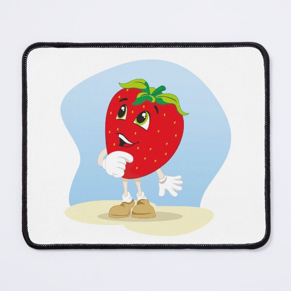 Item preview, Illustration mascot fruit strawberry. Ideal for children's stories and information designed and sold by LucianoCosmo.